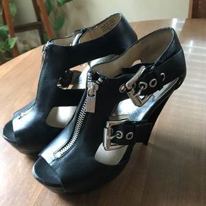 Michael Kors open toe booties